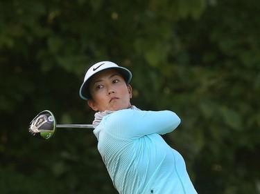 2017 Canadian Pacific Women's Open Championship opening round took place at the Ottawa Hunt and Golf Club in Ottawa Ontario Thursday Aug 24, 2017. Michelle Wie  during Thursday's round.