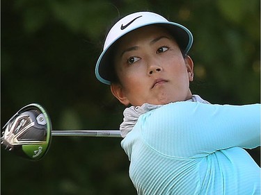 2017 Canadian Pacific Women's Open Championship opening round took place at the Ottawa Hunt and Golf Club in Ottawa Ontario Thursday Aug 24, 2017. Michelle Wie  during Thursday's round.