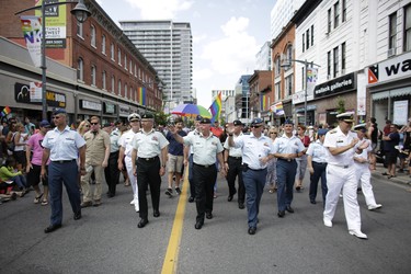 Big crowds turned out in Centretown for the annual Capital Pride parade on Sunday, Aug. 27, 2017. (David Kawai)