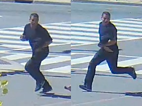 The Ottawa Police Service Robbery Unit is investigating a July
purse snatching involving an older female victim and is seeking the
public's assistance to identify the suspect responsible.

On July 4, 2017, at approximately 2:55 pm, a female, in her early 70s,
was standing along Rideau Street, near Nelson Street. A male suspect
approached and grabbed the victim's purse. A struggle for the purse
ensued, during which the victim was dragged to the ground. The suspect
fled with the purse but was pursued by two passersby. The suspect was
caught, and the purse was retrieved, but the suspect then fled. During
the course of the robbery, the victim sustained a fracture to her leg.

The suspect is described as being a Caucasian male, 5'10"-6'1"(178 cm to
185 cm), 35-45 years, medium to large build, small spaced out teeth,
pock-marked face, short dark hair, unshaven