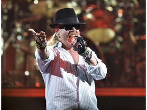 Guns N' Roses are at TD Place on Monday.