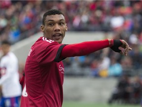 Steevan Dos Santos scored for Fury FC for the fifth consecutive game on Saturday. He also tied the franchise's single-season goal record of eight.