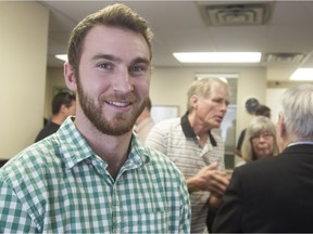 Patrick Wright, executive director of the Canadian Centre for Men and Families Ottawa, at Saturday's launch of their Montreal Road men's centre.