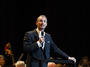 Alexander Shelley, the conductor of the NAC Orchestra, at the NAC Gala.