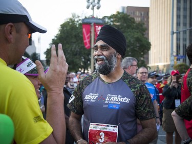 The 10th anniversary of the 2017 Canada Army Run took place Sunday, September 17, 2017 with 5K, 10K and half marathon races. Minister of National Defence Harjit Sajjan greet racers Sunday morning before taking part in the run himself.