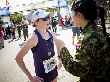 The 10th anniversary of the 2017 Canada Army Run took place Sunday, September 17, 2017 with 5K, 10K and half marathon races. Top female to finish the half marathon was Sacha Hourihan.