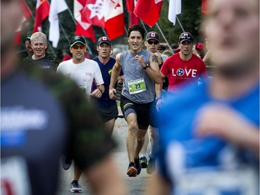 The 10th anniversary of the 2017 Canada Army Run took place Sunday, September 17, 2017 with 5K, 10K and half marathon races. Prime Minister Justin Trudeau took part in the 5K race Sunday morning.