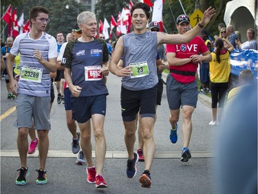 The 10th anniversary of the 2017 Canada Army Run took place Sunday, September 17, 2017 with 5K, 10K and half marathon races. Prime Minister Justin Trudeau took part in the 5K race Sunday morning.