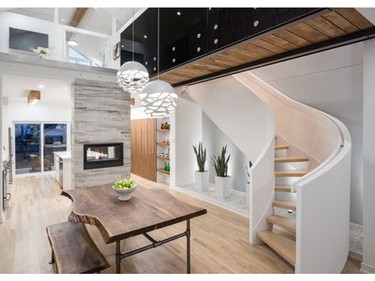 RND Construction won the award for Most Outstanding Home Renovation - actual retail value between $250,001 to $500,000 - for Stairway 2 Haven in Ottawa. This is the "after" photo.