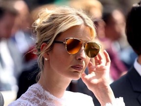 FILE - In this April 5, 2017, file photo, Ivanka Trump waits for a news conference with President Donald Trump and Jordan&#039;s King Abdullah II to begin in the Rose Garden at the White House in Washington. Ivanka Trump has turned from sassy to serious with her second book, an exploration of women and the workplace. The book, ‚ÄúWomen Who Work: Rewriting the Rules for Success,‚Äù comes out May 2. President Donald Trump‚Äôs daughter and adviser offers earnest advice for women on advancing in the work