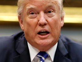 In this Sept. 5, 2017, photo, President Donald Trump speaks during a meeting with Congressional leaders and administration officials on tax reform, in the Roosevelt Room of the White House in Washington. Since his first days in office, Trump has set out on a wholesale reversal of a long list of actions that President Barack Obama achieved through executive action _ a less enduring means than the hard-and-fast language of legislation. The latest Obama-era policy to fall is the program shielding f
