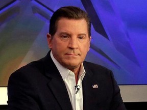 FILE - In this July 22, 2015, file photo, co-host Eric Bolling appears on &ampquot;The Five&ampquot; television program, on the Fox News Channel, in New York. Bolling has left the network, which is canceling his news program, &ampquot;The Specialists.&ampquot; The network suspended Bolling in August as it investigated a report of allegations that he sent lewd photos to co-workers. (AP Photo/Richard Drew, File)