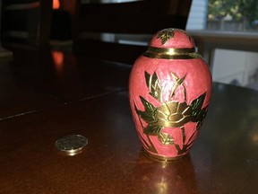 The stolen urn has been returned.
