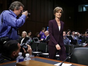 Former acting U.S. Attorney General Sally Yates arrives before testifying to the Senate Judicary Committee's Subcommittee on Crime and Terrorism in the Hart Senate Office Building on Capitol Hill May 8, 2017 in Washington, DC. Before being fired by U.S.