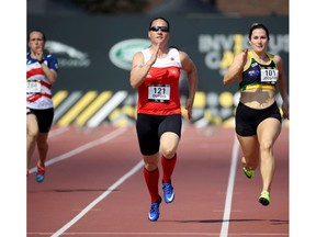 Gatineau's Natacha Dupuis, the co-captain of Team Canada, has won three gold medals at the Invictus Games in Toronto. (Photo by Gregory Shamus/Getty Images for the Invictus Games Foundation)