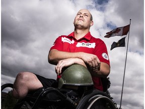 Retired soldier Mike Trauner lost parts of both legs in 2008 in an IED explosion and has been battling complications ever since. Now hes is training for the Invictus Games and will compete in rowing and cycling.