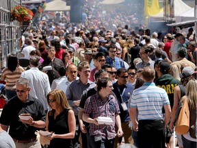 Sometimes folks love Sparks Street – as this crowd on the mall for Ribfest shows. But mostly, it's a pedestrian space desperately in need of help.