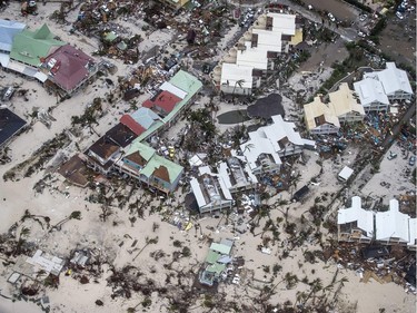 TOPSHOT-NETHERLANDS-OVERSEAS-WEATHER-HURRICANE

TOPSHOT - An aerial photography taken and released by the Dutch department of Defense on September 6, 2017 shows the damage of Hurricane Irma in Philipsburg, on the Dutch Caribbean island of Sint Maarten. Hurricane Irma sowed a trail of deadly devastation through the Caribbean on Wednesday, reducing to rubble the tropical islands of Barbuda and St Martin. / AFP PHOTO / ANP / Gerben VAN ES / Netherlands OUT / RESTRICTED TO EDITORIAL USE - MANDATORY CREDIT "AFP PHOTO / DUTCH DEFENSE MINISTRY/GERBEN VAN ES" - NO MARKETING NO ADVERTISING CAMPAIGNS - NO ARCHIVES - NO SALE- DISTRIBUTED AS A SERVICE TO CLIENTS  GERBEN VAN ES/AFP/Getty Images

Netherlands OUT / RESTRICTED TO EDITORIAL USE - MANDATORY CREDIT "AFP PHOTO / DUTCH DEFENSE MINISTRY/GERBEN VAN ES" - NO MARKETING NO ADVERTISING CAMPAIGNS - NO ARCHIVES - NO SALE- DISTRIBUTED AS A SERVICE TO CLIENTS
GERBEN VAN ES, AFP/Getty Images