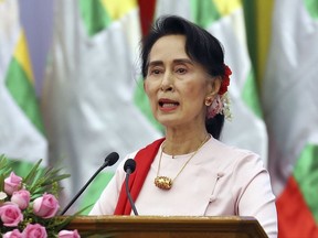 Aung San Suu Kyi.