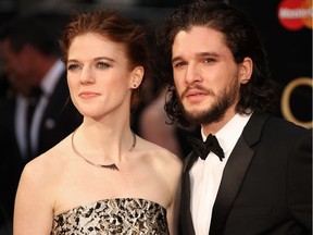 Rose Leslie, Kit Harrington

Actors Rose Leslie, left, and Kit Harrington pose for photographers upon arrival at the Olivier Awards in London, Sunday, April 3, 2016. (Photo by Joel Ryan/Invision/AP) ORG XMIT: LENT118

040316114880
Joel Ryan, Joel Ryan/Invision/AP