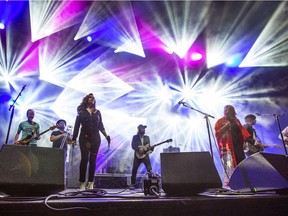 Broken Social Scene on the City Stage of CityFolk on Friday night at Lansdowne Park. Wayne Cuddington/ Postmedia