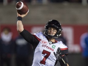 Trevor Harris leads the league in four statistical categories, but has only led the Redblacks to four wins in 11 games.