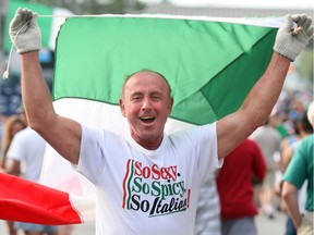 Frank Licari celebrates Italy's World Cup soccer victory in 2006.