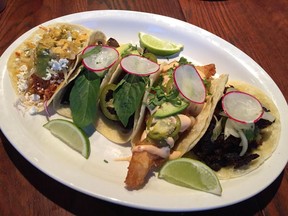 Assortment of tacos at El Camino on Clarence Street