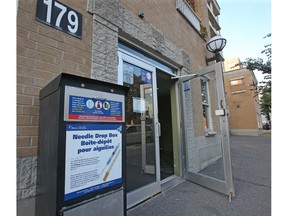 Ottawa Public Health's new interim supervised injection s site on Clarence Street.