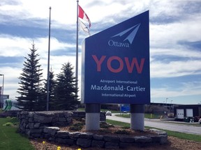 Macdonald-Cartier International Airport in Ottawa.