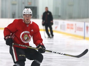 Thomas Chabot during the Ottawa Senators rookie training camp at Bell Sensplex in Ottawa, September 7, 2017. Photo by Jean Levac   ORG XMIT: 127480
Jean Levac