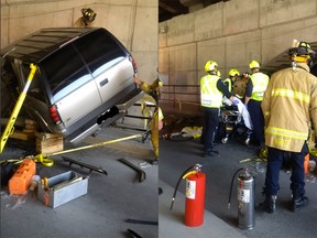 Kent underpass: M46 assessed for low blood pressure after single vehicle collision. Stable condition.