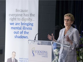 Ontario Premier Kathleen Wynne has promised additional support for mental health.