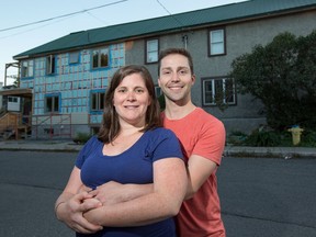 Jonathan Belanger and his wife Sara Parenteau-Comfort own a residential property in Little Italy – they live in one unit which is currently being renovated and rent out the 2 other units in the building.