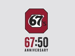 Ottawa 67's 50th anniversary logo