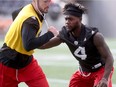 Redblacks defensive back Jerrell Gavins (4) during a practice at TD Place stadium in late August.  Tony Caldwell/Postmedia