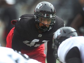 In two games with the Ottawa Redblacks, Jonathan Newsome has four tackles, a pair of sacks, an interception and a forced fumble.