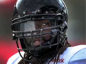 The Ottawa Redblacks' SirVincent Rogers, above, will be replaced at left offensive tackle by Jake Silas.