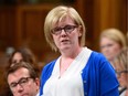 Minister of Public Services and Procurement Carla Qualtrough: The Liberals could be singed by the Phoenix pay system.
