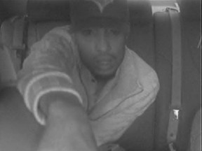 A security camera image of a man wanted in connection with a sexual assault at an apartment building on Riverside Drive and Smyth Road.