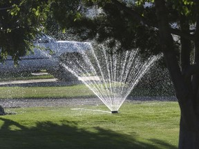 Lawn sprinklers are banned in Hull and Aylmer until the end of the year.