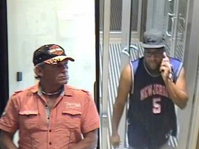 SQ searching for two suspects in bank fraud.