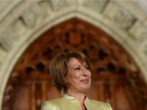 Dr. Mona Nemer is introduced as Canada's new Chief Science Advisor on Parliament Hill in Ottawa on Tuesday, Sept.26, 2017.