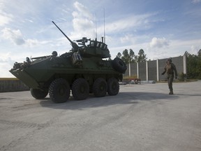 U.S. Marines LAV. (U.S. Marine Corps photo by Lance Cpl. Careaf L. Henson 2d MARDIV Combat Camera)