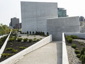 The National Holocaust Memorial in Ottawa, shown in September before its opening.