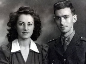 Jean and George Spear, shortly after their marriage in 1942.