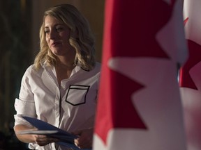 Melanie Joly

Minister of Canadian Heritage Melanie Joly takes to the stage to outline the government's vision for cultural and creative industries in a digital world in Ottawa, Thursday September 28, 2017. THE CANADIAN PRESS/Adrian Wyld ORG XMIT: ajw103
Adrian Wyld,