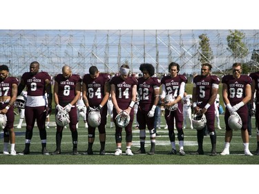 Carleton Ravens won the Panda Game against the uOttawa Gee-Gees at TD Place Saturday September 30, 2017. Prior to the game there was a moment of silence held in honour of Loic Kayembe.