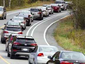 Selected roads in the Gatineau Park closed for the season Friday