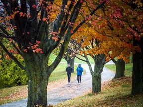 It's autumn in the capital.